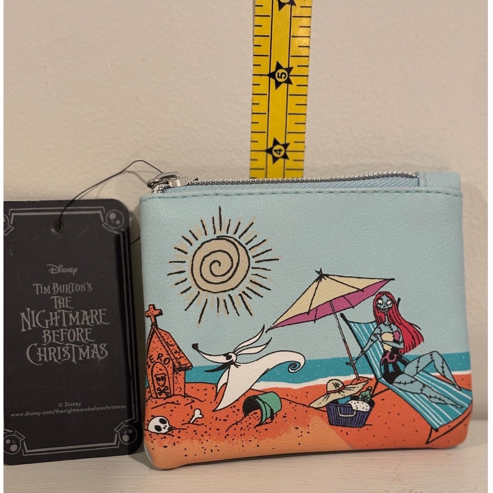 Disney Her Universe Nightmare Before Christmas Coin Purse Blue Sally Zero NEW